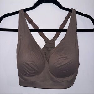 Soma Enbliss Racerback Bralette Size Large Color Mochaccino has removable pads